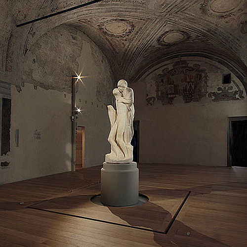 Statue im Museo della Pietá