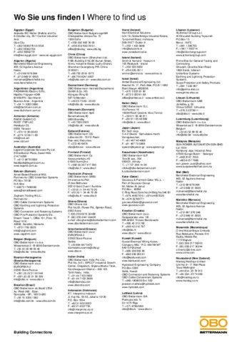 Wo Sie uns finden Wo Sie uns finden