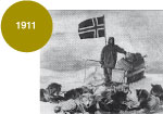 1911 - Roald Amundsen erreicht den Suedpol 