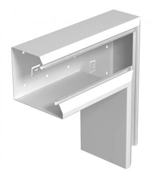 Angle plat, convexe, pour goulotte d’appareillage biseautée type GEK-SA133110