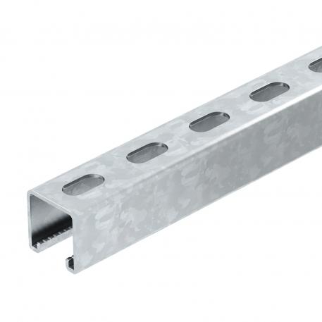 Rail de montage MSL4141, ouverture 22 mm, FS, perforé 300 | 41 | 41 | 2 | galvanisé sendzimir