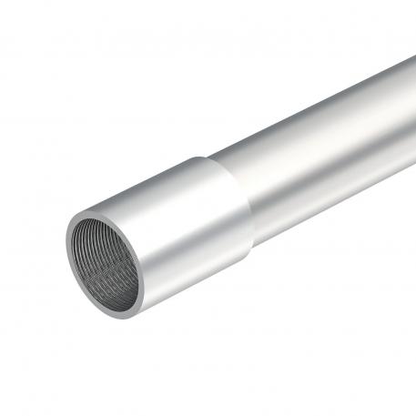 Tube en aluminium, fileté