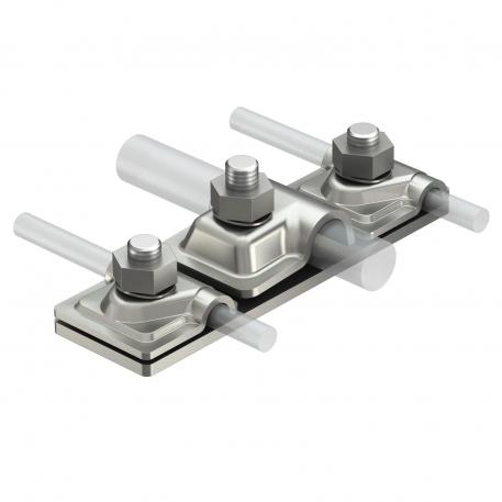 Platine de raccordement pour deux conducteurs isCon® Rd 8-10 x Rd 16