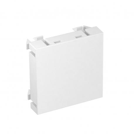 Obturateur, 1 module, blanc pur