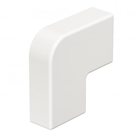 Angle plat pour goulotte de type WDK 10020  | 20 | blanc pur; RAL 9010