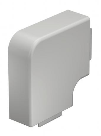 Calotta curva piana, per canale tipo WDK 40090  | 90 | grigio chiaro; RAL 7035
