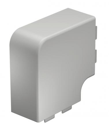 Calotta curva piana, per canale tipo WDK 60110  | 110 | grigio chiaro; RAL 7035