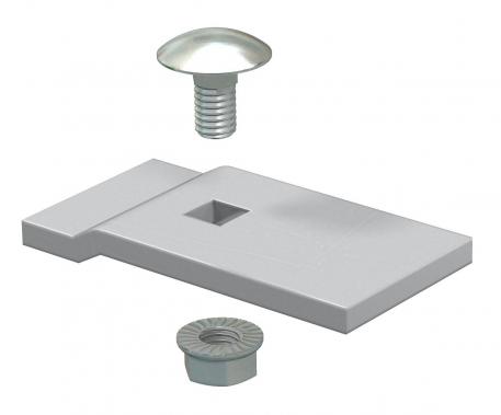 Pièce de serrage LKS 60/4 A4 110 | Acier inoxydable 1.4571 | nu, traité | 