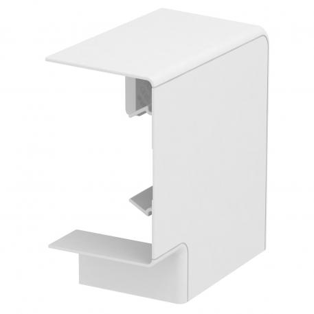 Angle plat, pour goulotte d'appareillage Rapid 80, type GK-70110 118 | 73 | blanc pur; RAL 9010