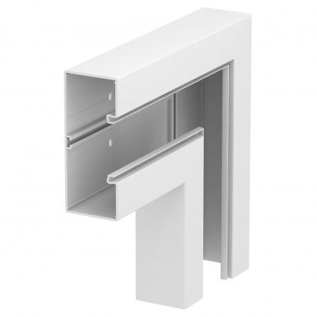 Angle plat, pour goulotte d'appareillage Rapid 80, type GK-70170 170 | 70 | blanc pur; RAL 9010