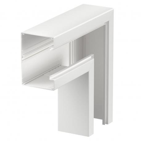 Curva piana, simmetrica, per canale incasso apparecchi Rapid 80 tipo GA-S90130 130 | 90 | bianco; RAL 9010