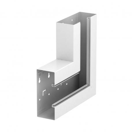 Angle plat, symétrique, pour goulotte d'appareillage Rapid 80, type GS-S70170 170 | 70 | blanc pur; RAL 9010