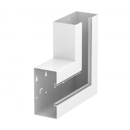 Angle plat, symétrique, pour goulotte d'appareillage Rapid 80, type GS-S90170 170 | 90 | blanc pur; RAL 9010