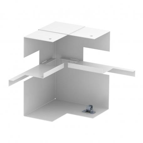 Angle intérieur, asymétrique, pour goulotte d'appareillage Rapid 80, type GS-A70170 blanc pur; RAL 9010