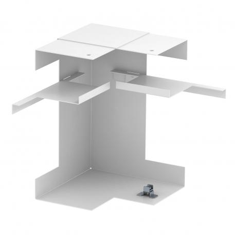 Inneneck, symmetrisch, doppelt, für Geräteeinbaukanal Rapid 80 Typ GS-D90210 reinweiß; RAL 9010