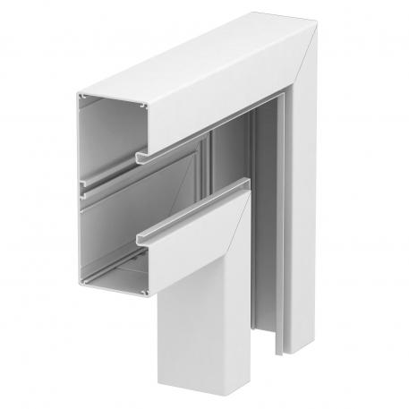 Angle plat, symétrique, pour goulotte d'appareillage Rapid 80, type GA-S70170 170 | 70 | blanc pur; RAL 9010