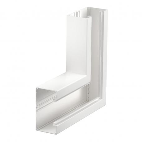 Curva piana, simmetrica, per canale incasso apparecchi Rapid 80 tipo GA-S70130 130 | 70 | bianco; RAL 9010