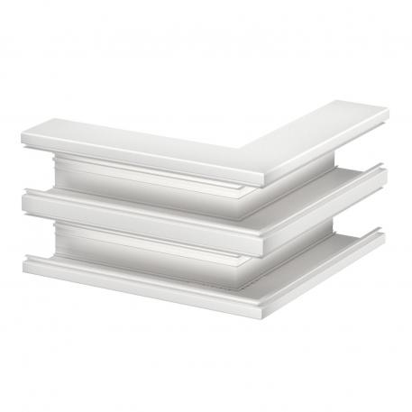 Angle extérieur, symétrique, pour goulotte d'appareillage Rapid 80, type GA-D90210 blanc pur; RAL 9010