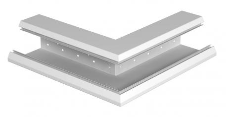 Angle extérieur, pour goulotte d’appareillage goulotte biseautée type GEK-SA133110 blanc pur; RAL 9010