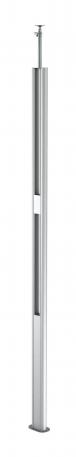 Colonne de distribution, type ISST70140B 3000 | serrer | aluminium | blanc pur; RAL 9010 | 