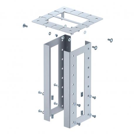 Fissaggio a soffitto per colonna industriale